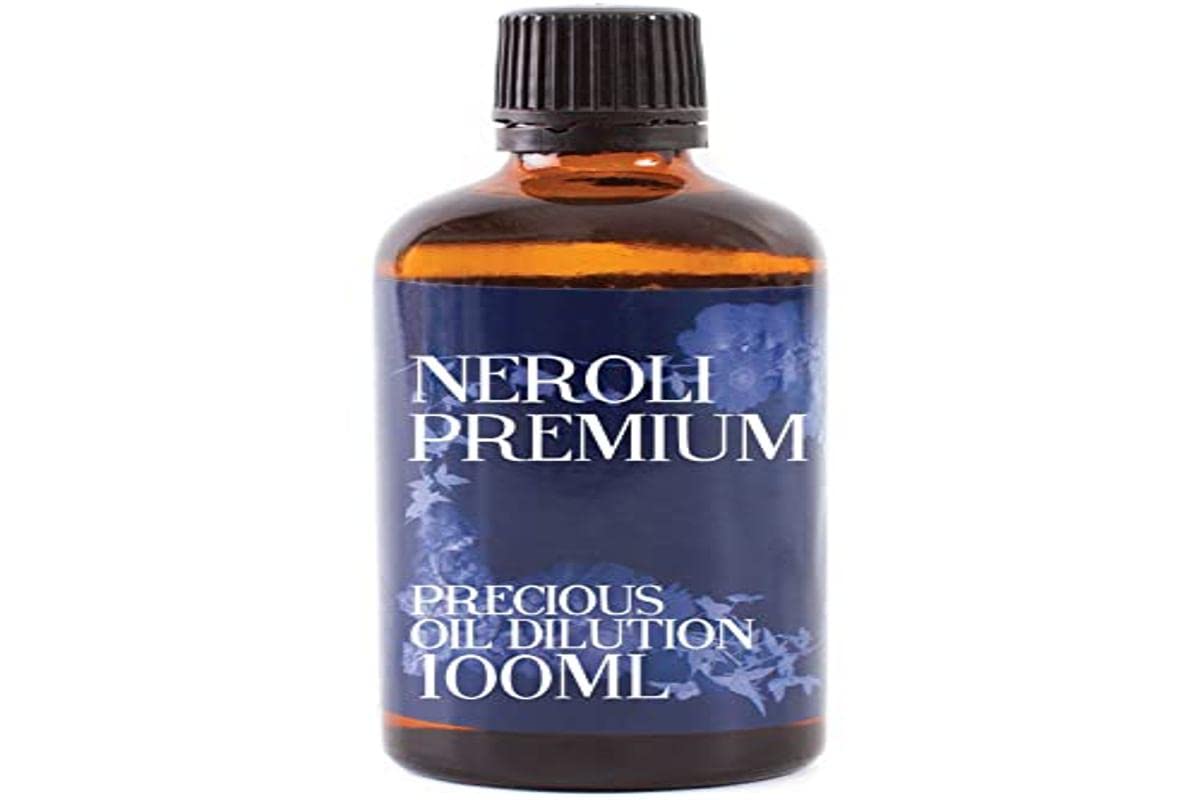 Mystic Moments | Neroli Premium Essential Oil Dilution | 100Ml | 3% In Jojoba Oil | Citrus Aurantium | Aromatherapy & Skincare