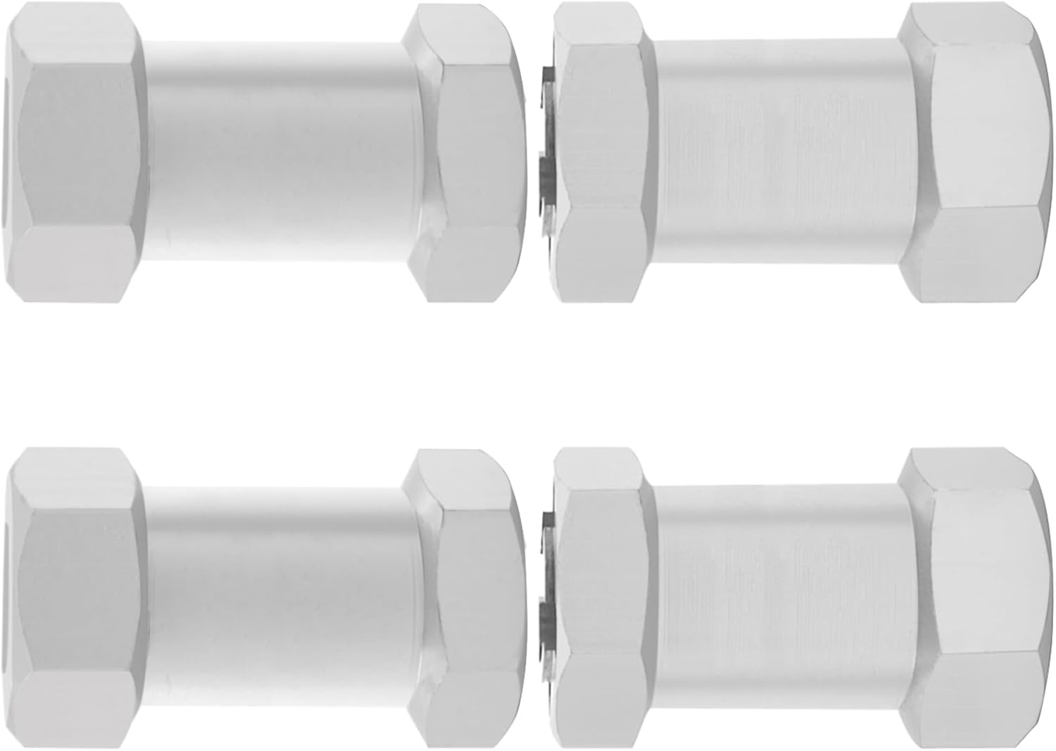 Alloy 12mm Wheel Hex Hub 15mm/20mm/25mm Offset Extension Drive Adapter Compatible with Axial SCX10 Wraith Gen7 Gen8 D90 Jeep Wrangler 1/10 RC Crawler (25mm)