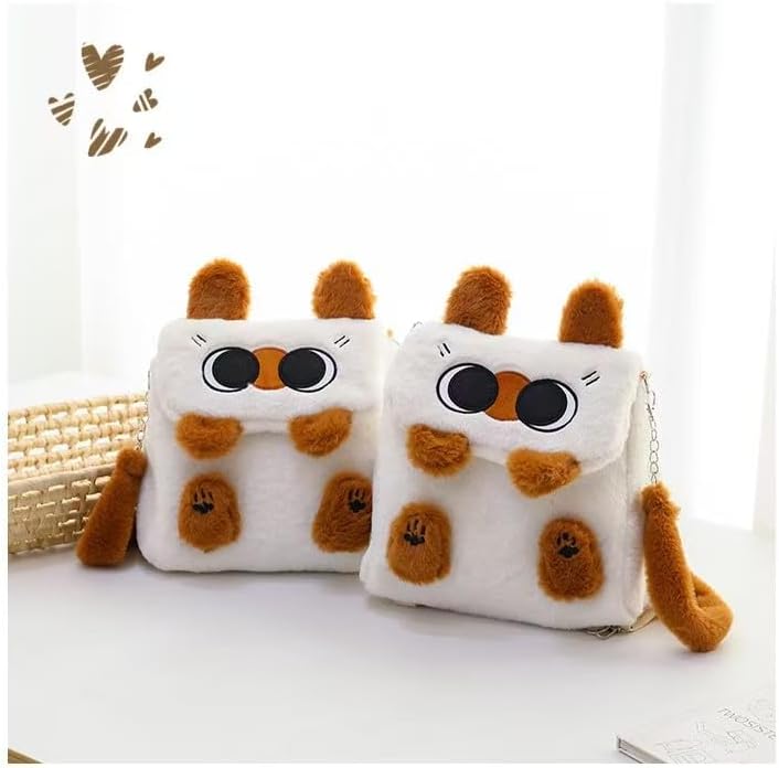 Cute Plush Siamese Cat Backpack, Plush Cat Bag, Stuffed Animal Backpack, Shoulder Bag Crossbody Bag, Cute Cartoon Bag for Women - Image 8