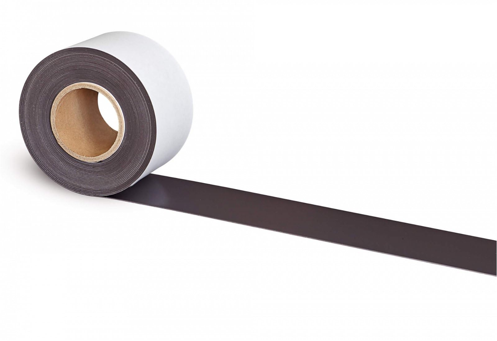 MAUL Nastro magnetico marrone autoadesivo scrivibile | facile da applicare, etichette ordinate, taglio su misura, scrittura chiara, rotolo 10 m x 10 cm, tenuta 40 g/cm²
