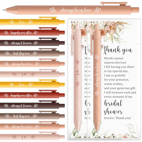 Marspark 30 Sets Bridal Shower Favors for Guests Wedding Pens