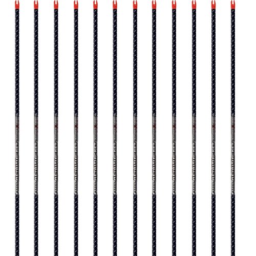 12 - Pk. Easton Full Metal Jacket N - Fused Carbon Shafts Gun Metal Black Finish 340