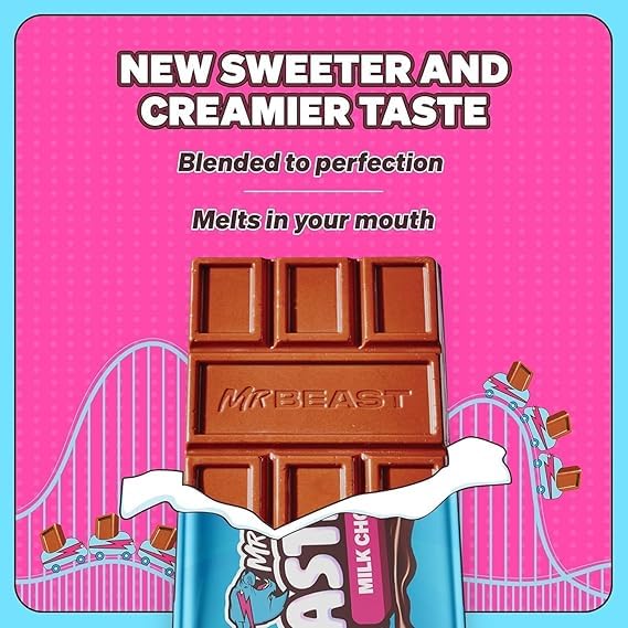 Image of Mr.Beast Milk Chocolate Bar 60g