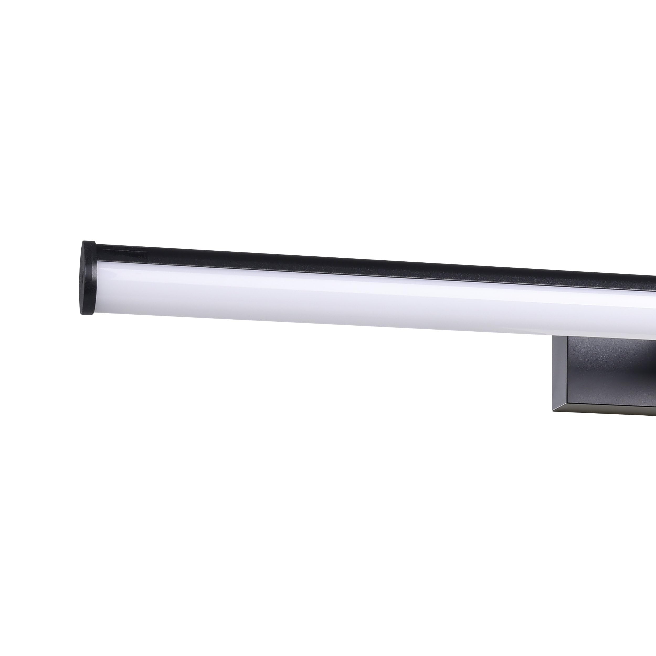 Eglo LED lampada specchio Vadumi, luce bagno, illuminazione specchio in | plastica nero e bianco, luce neutra, IP44, L 60 cm