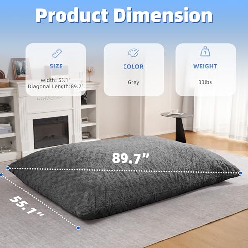 HABUTWAY 4 in 1 Convertible Memory Foam Bean Bag