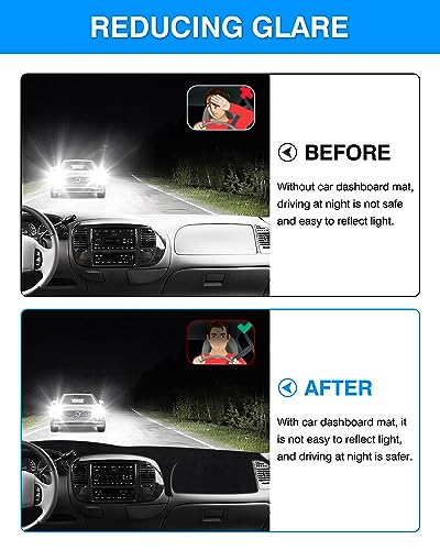 Image of Autorder Dashboard Cover Mat for 1997-2003 Ford F150 /F250 /Expedition /F150 Heritage Accessories Dash Cover Flannel Dash Mat Sunshade Glare UV Rays Protector(Without Light Sensor&Climate Sensor)