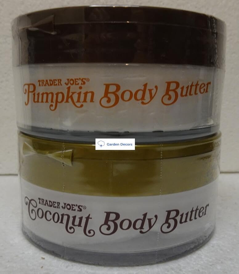 Generic Trader Joe's Pumpkin Body Butter & Coconut Body Butter 8oz 227g (Two Jars)