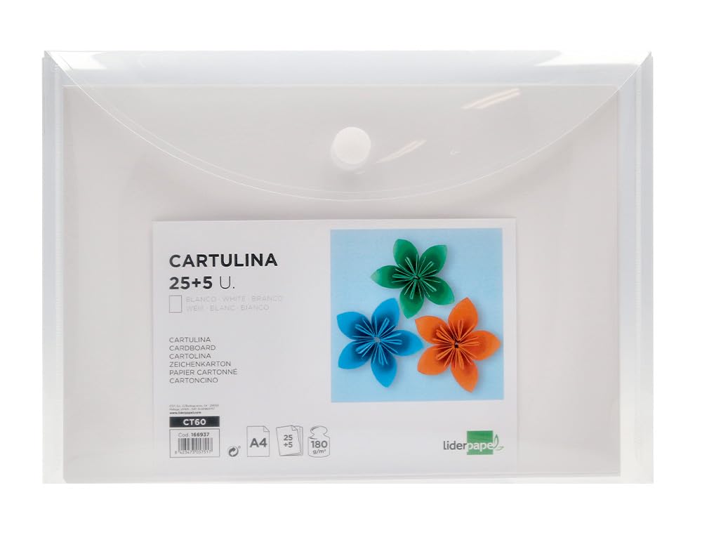 Liderpapel A4 180gsm White 25 + 5 Sheets