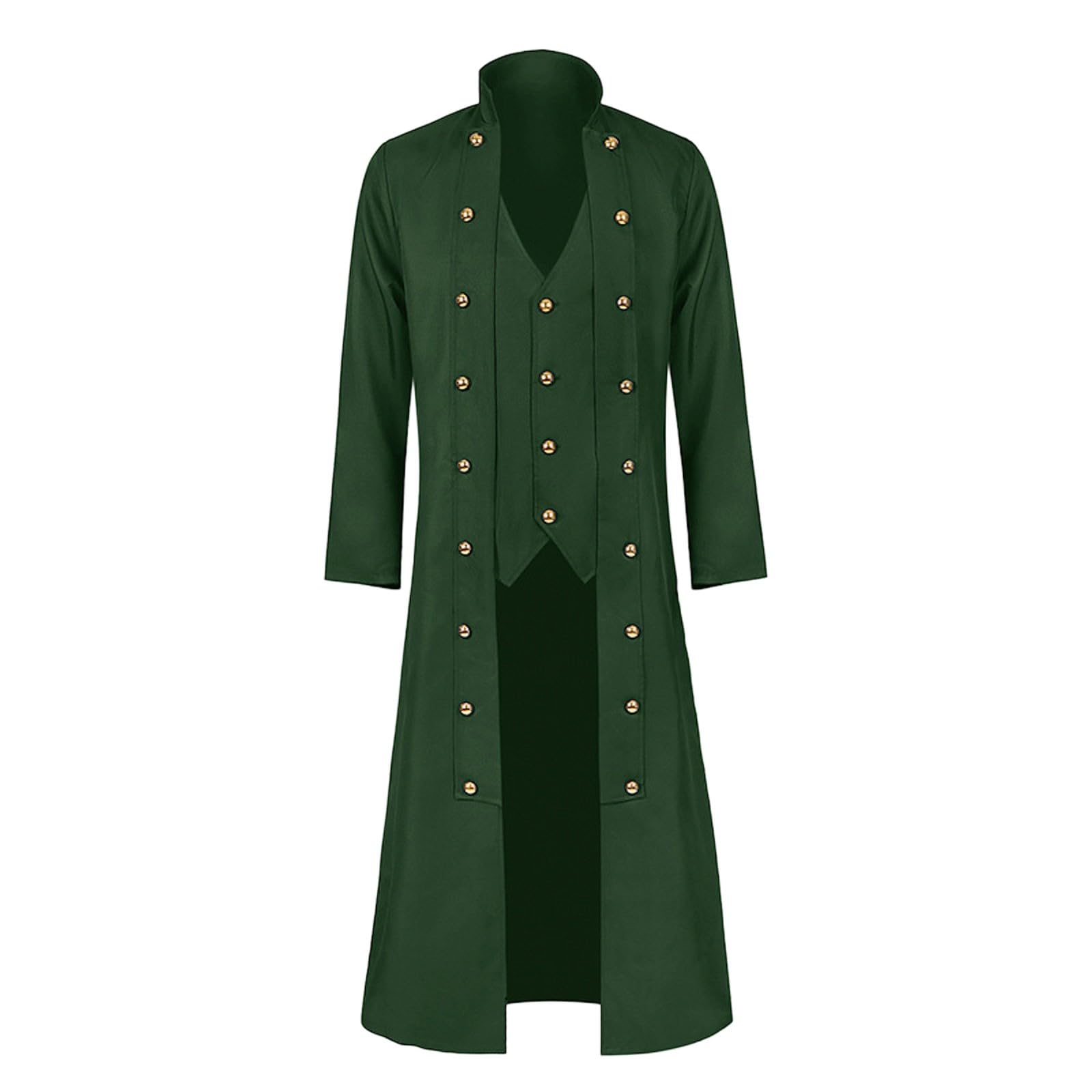 Herren Steampunk Frack Gothic Kostüm Herren, Smokings Für Herren Faschingskostüme Renaissance Retro Viktorianische Hof Stickerei Mantel Piraten Kostüme Für Männer Karneval Kostüm Herren
