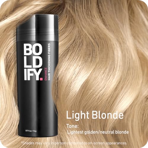 BOLDIFY Hair Fibres (56g), Fill In Thinning and Fine Hair for an Instantly Fuller Thicker Look, 14 Shades for Women and Men - Image 2