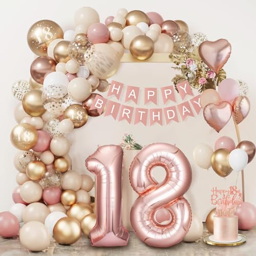 Deko 18. Geburtstag Mädchen, Dargds 18 Geburtstag Deko, Geburtstagsdeko 18...