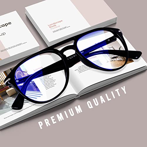 Image of La Casa De Papel Money heist Professor Glass Aviator Blue Light Blocking Glasses Anti Blue Ray Computer Screen Glasses Anti Glare Reduce Eyestrain Eyeglasses