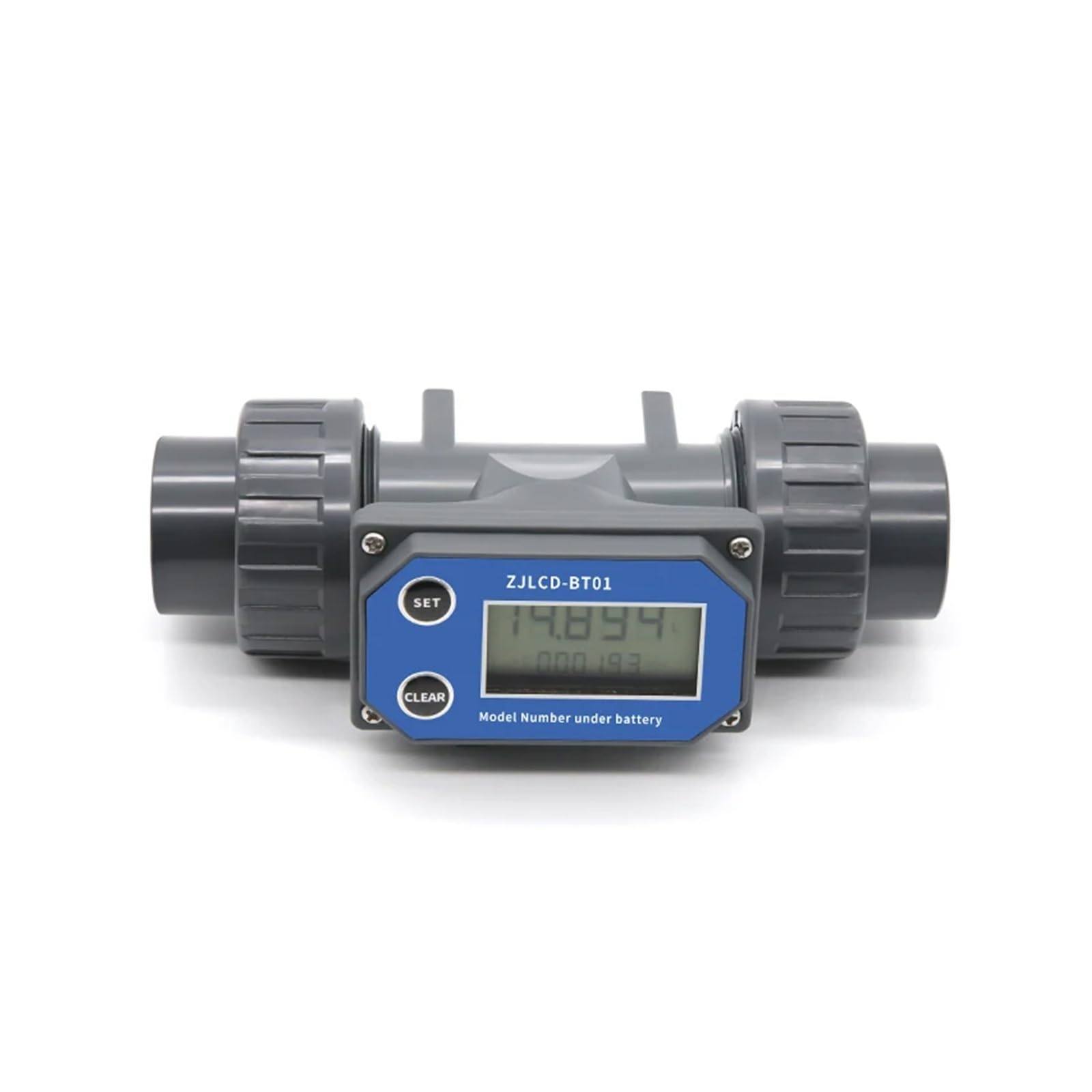 Przepływomierz Turbinowy DN15-DN80 Z Wyświetlaczem Cyfrowym, Elektroniczny Przepływomierz Cieczy Do Nawadniania, Do Rur PVC W Gospodarstwie/ogrodzie Wysoka czułość(Without cable,DN65)