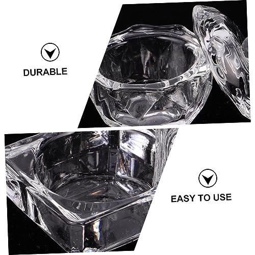 3 piezas vasos de cristal para arte en uñas miniatura 4