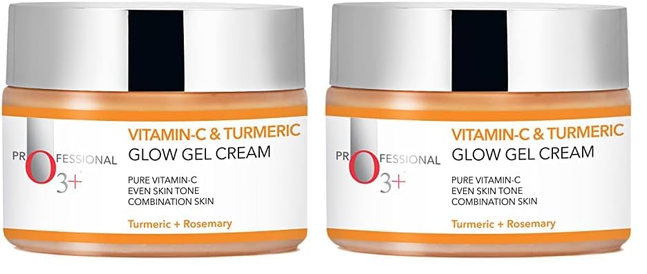 O3+ Vitamin C & Turmeric Glow Gel Cream for Women & Men Turmeric + Rosemary (50gm) (Pack of 2)-picture-44