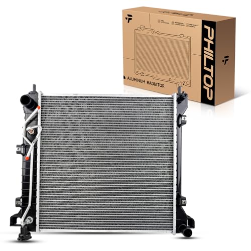 Image of PHILTOP Car Radiators Compatible with 1997-1999 Dakota 3.9 /5.2 /5.9L 1998-1999 Durango (w /o Auxillary TOC (Transmission Oil Cooler) CU1905