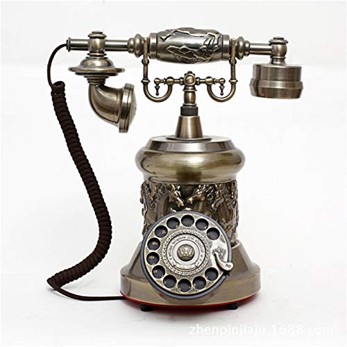 Téléphone filaire décoratif style antique pour rompre la monotonie d'un bureau moderne - 2