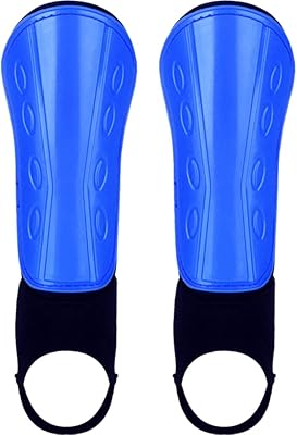 BESPORTBLE 1 Pair of Shin Guard Holders Support Football Calf Sleeves with Pocket Shin Pads Soccer Training Shin Protectors Ankle Sleeve Design Football Shin Guards Blue