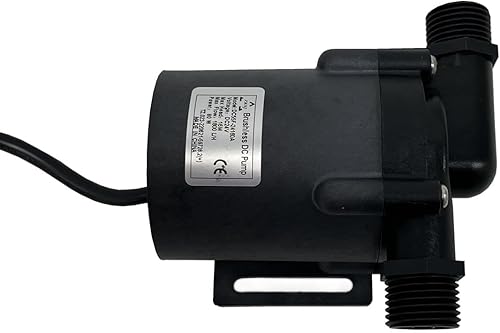 Miniatura 6 de SHYSKY DC55F-24160A 24VDC Pequeña Bomba de agua sin escobillas de eficiencia energética 80W 52.5 ft 52ft Lift 475GPH Bajo nivel de ruido,