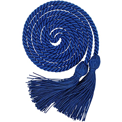 OSBO GradSeason Graduation Honor Cord with Tassel 68" Long for Bachelor, Master, Doctor (Royal)