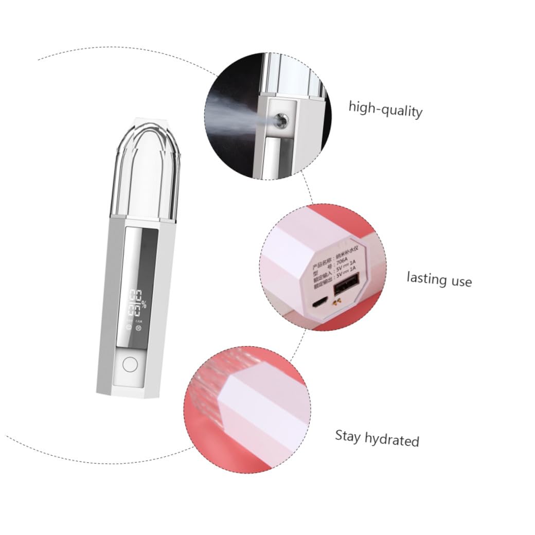 Pulverizador de Bruma Facial Nano Blanco Abs Hidratación