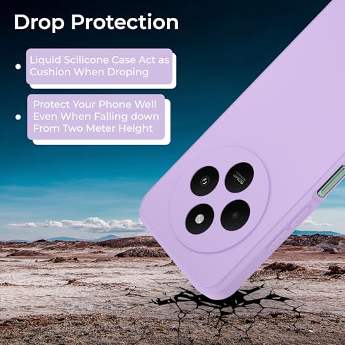 Image of A rtistque Back Cover Case for Poco C75 5G / M7 5G / Redmi A4 5G / Redmi 14c 5G with Camera Protection | Shockproof TPU|Stylish Protective Design|Slim Fit|Ultra Matte| Back Cover - Purple