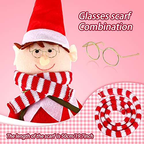 image for Sumind 10 Pieces Santa Couture Clothing for Elf Christmas Doll Clothes