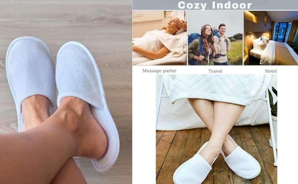 Image of Cozy Indoor Slippers for Men and Women | Fleece-Lined, Memory Foam, and Non-Slip Winter Slippers | Only Indore Use