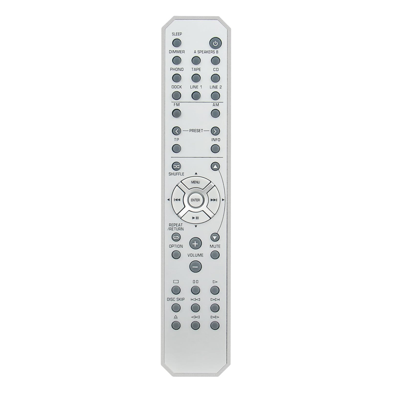 ALLIMITY Telecomando Sostitutivo RAX23 WV50020 Compatibile Con Yamaha Audio System RS300, Plug & Play, Senza Programmazione - 3