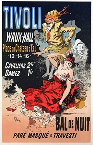 Affiches et Gravures Art Jules Chéret Peinture Pour Décoration Salon Toile 60x90cm