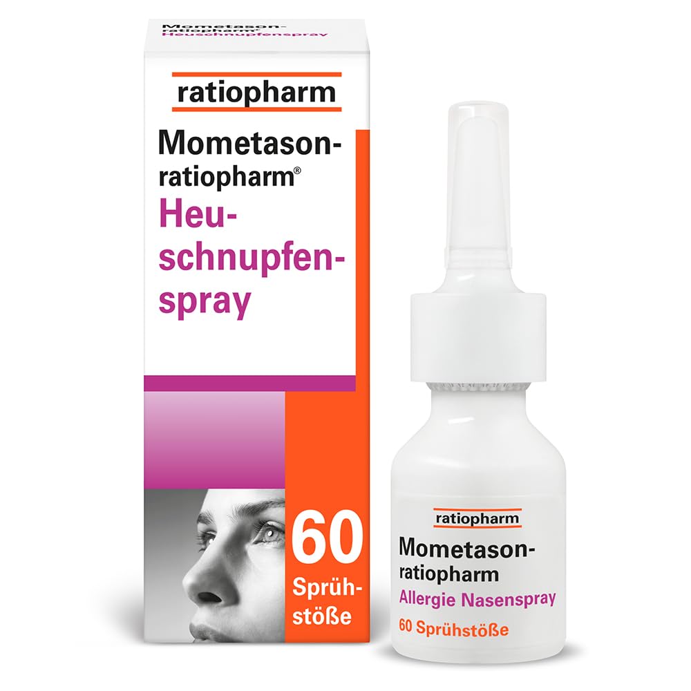 Mometason-Nasenspray zur Behandlung saisonaler allergischer Rhinitis, 50 Mikrogramm pro Sprühstoß, 60 Sprühstöße
