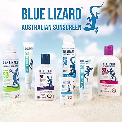 Blue Lizard BABY Mineral Sunscreen Stick with Zinc Oxide, SPF 50+, Water Resistant, UVA/UVB Protection - Easy to apply, Fragrance Free.5 oz (Pack of 2) - Image 5