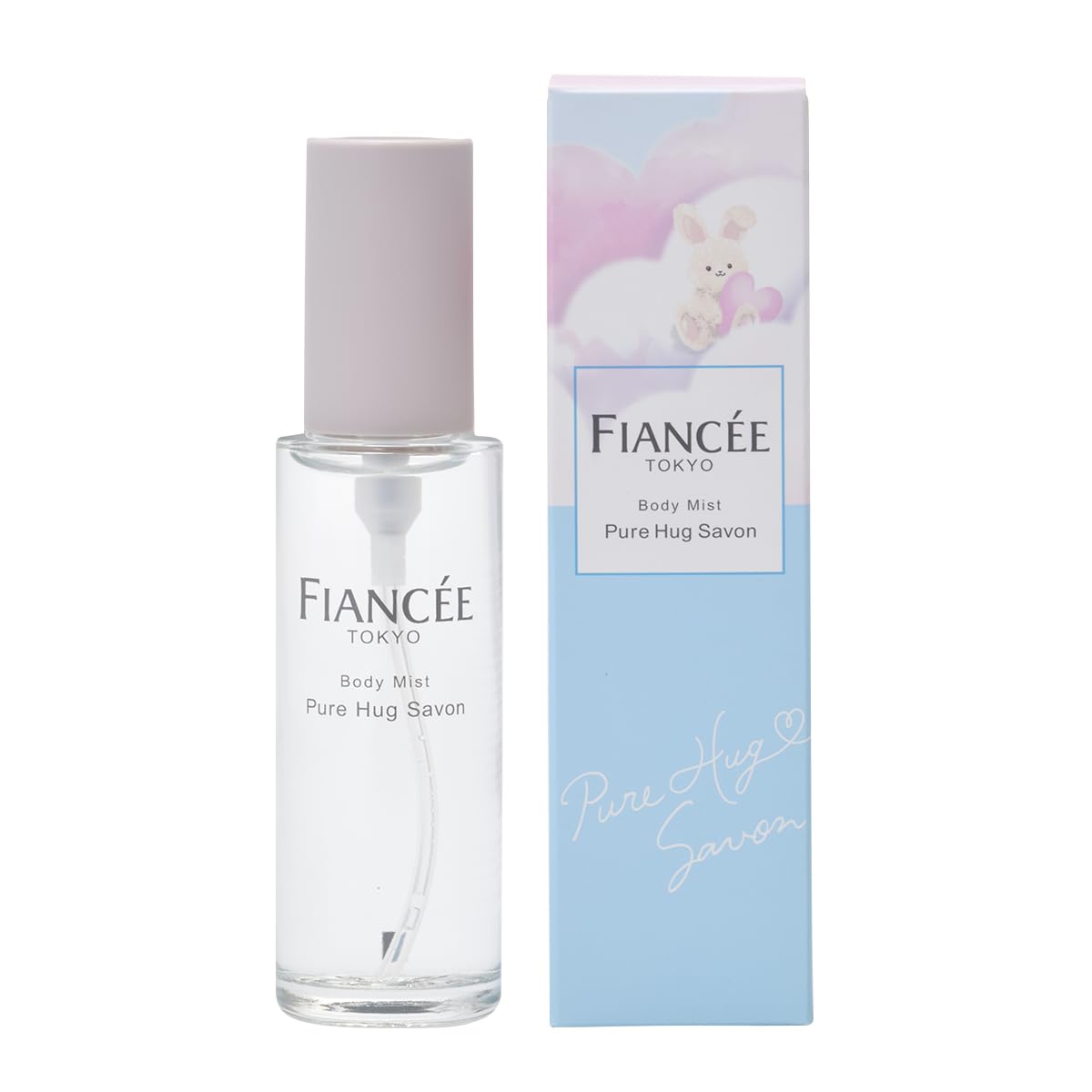 フィアンセ ボディミスト ピュアハグサボン 50ml 甘くてミルキーな せっけんの香り ふわふわの泡 石鹸 ミルク
