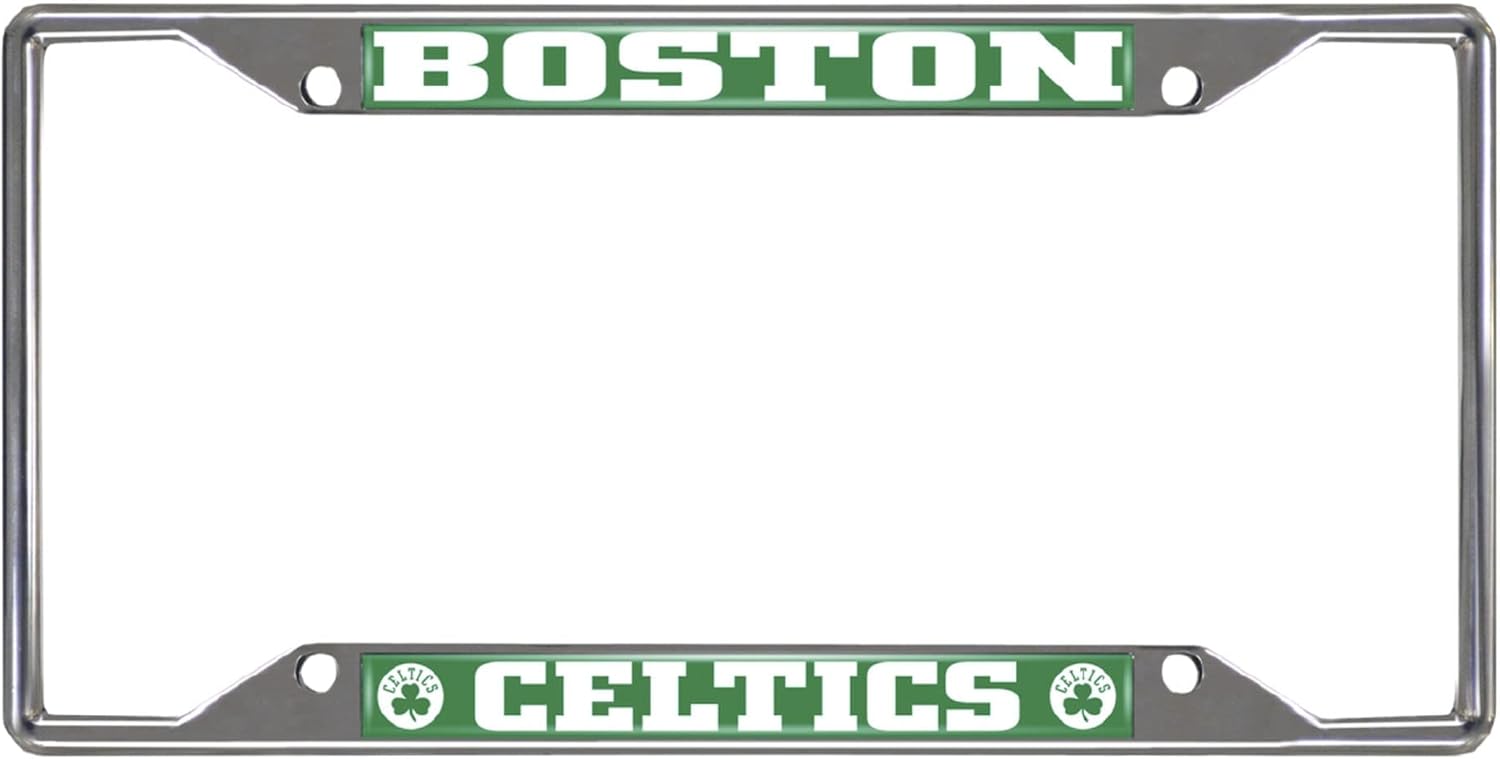 FANMATS NBA Chrome Metal License Plate Frame