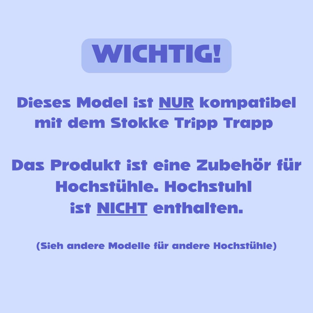 CATCHY Auffangschale Zubehör für Stokke Tripp Trapp Hochstuhl Food Catcher Krümel Kleckereien