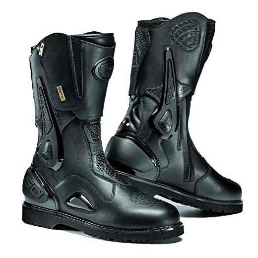 Sidi Armada Gore-Tex Crossover - Botas de Moto, Negro, 43