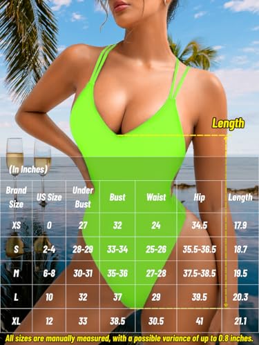 Image of ShawGobow Sexy Swimsuit for Women,Backless Scrunch Butt High Cut Monokini,One Piece Cheeky Bathing Suit Beach Pool Party