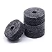 （12 Pieces）Cymbal Replacement Accessories Cymbal Felts Hi-Hat Clutch Felt Hi Hat Cup Felt Cymbal Sleeves with Base Wing Nuts and Cymbal Washer