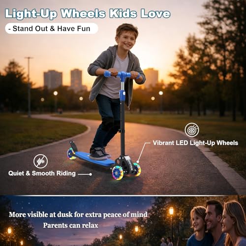 3 Wheel Kids Kick Scooter Ages 3-12