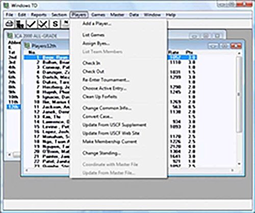 MAC - WinTD Tournament Director Software Chess Software