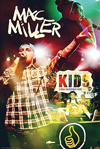 Laminated Mac Miller - Kids Music Art Print Poster 24x36