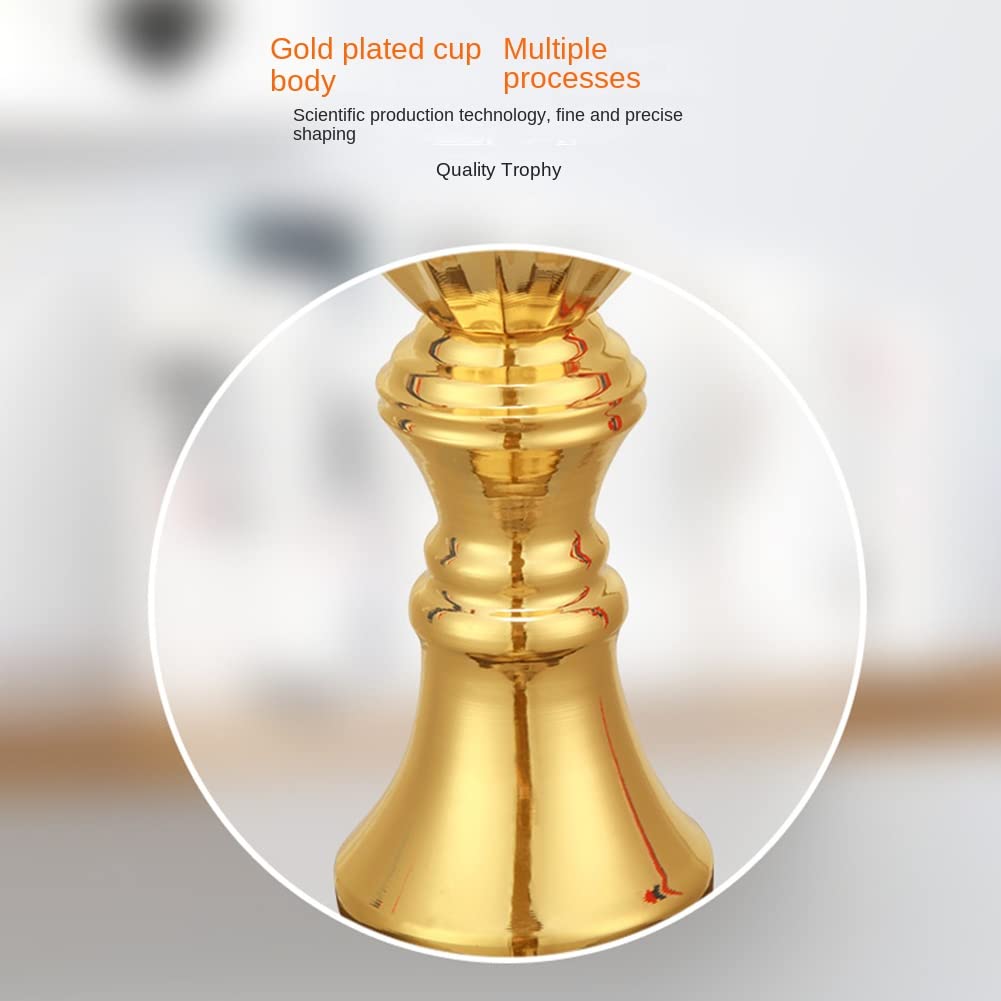 Gold Trophies Cup Football, Coppa Trofeo per Bambini, Decorazione Coppa Premio, Trofeo d'Onore per di Basket e Calcio in Sportivi, Regalo per Uomini e Donne, 29 cm