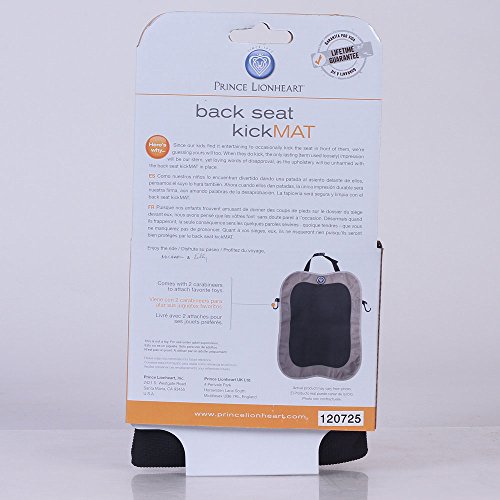 Image of Prince Lionheart Backseat Kick Mat, Brown