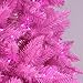 SWEET SHINE 6.5ft Pre-lit Artificial Pink Christmas Tree with 300 LED Pink UL Listed String Lights