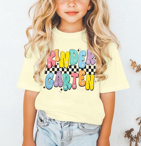 Image of Kindergarten Shirts for Girls Watch Out Kindergarten Here I Come Shirt Kids Back to School T Shirt Children School Tee