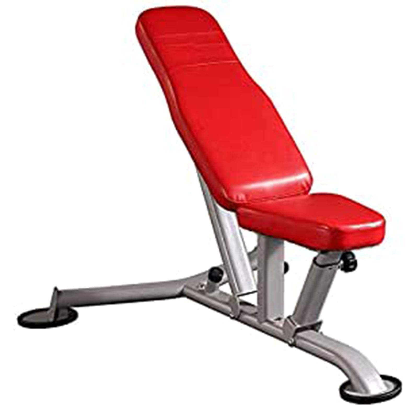 AYCDL Adjustable Foldable Fitness BenchWeight Sit up Bench Strength Training Equipment Home Gym Decline Incline Workout Dumbbell Bench,Red_