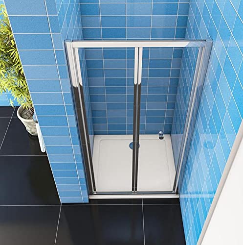 Mamparas Puerta Abatible Pantalla de Ducha 5mm cristal para 100x185cm