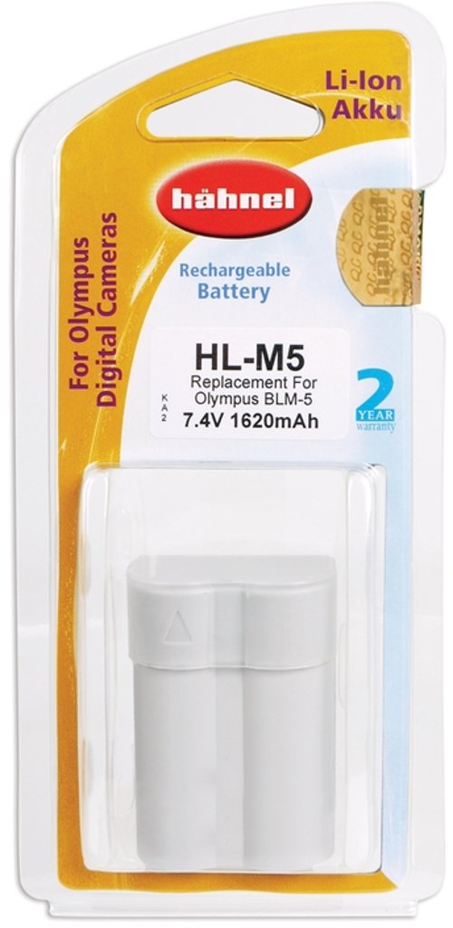 H?Hnel Hl-M5 Rechargeable Li-Ion Replacement Battery For Olympus Dslr E-5 7.4 V 1620 Mah 5099113801975
