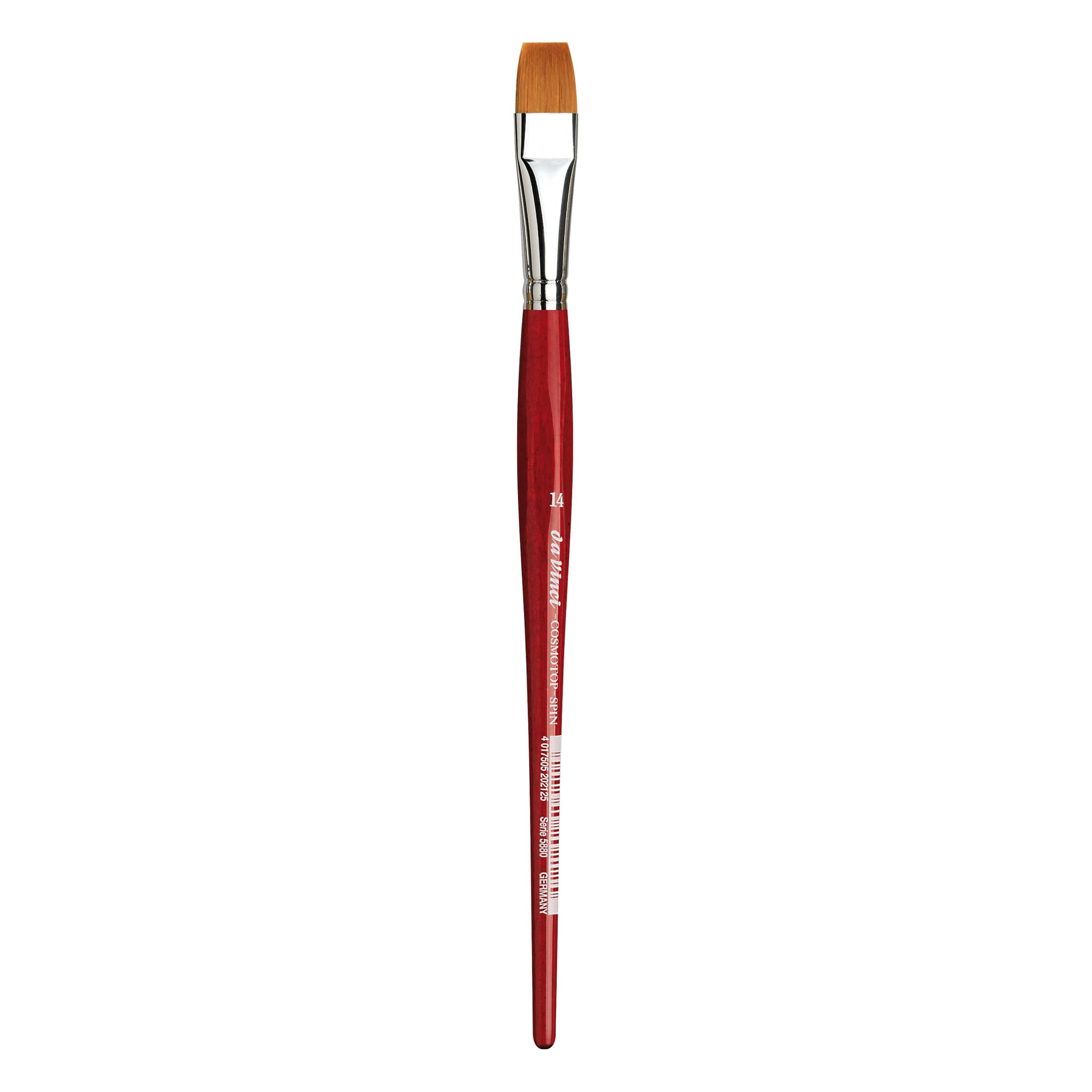 Da Vinci 5880 Series Water Colour Brush, Synthetic Fiber, Red, 22.5 x 1.5 x 30 cm — image 1