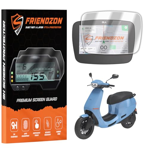 Image of Screen Guard for OLA S1 / S1 Pro / S1 Air EV Scooter | 7-Inch Digital Cluster Protector | Scratch Resistant | Anti-Fingerprint | [Not Tempered Glass]